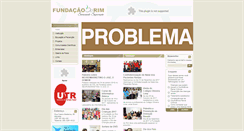 Desktop Screenshot of fundacaodorimce.org.br