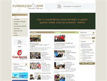 Tablet Screenshot of fundacaodorimce.org.br